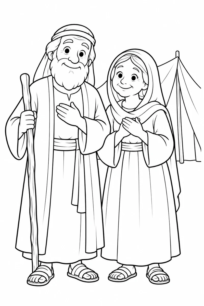 New names: Abraham and Sarah