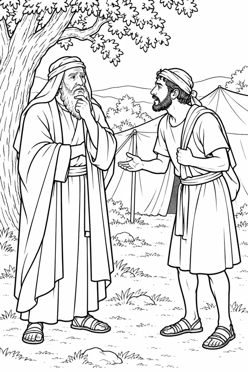 Abram hears about Lot