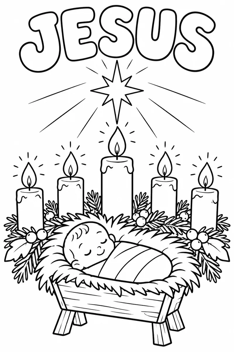 The Christmas candle