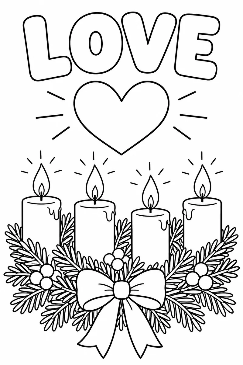 The love candle