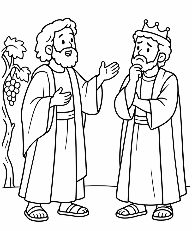 Elijah confronts Ahab
