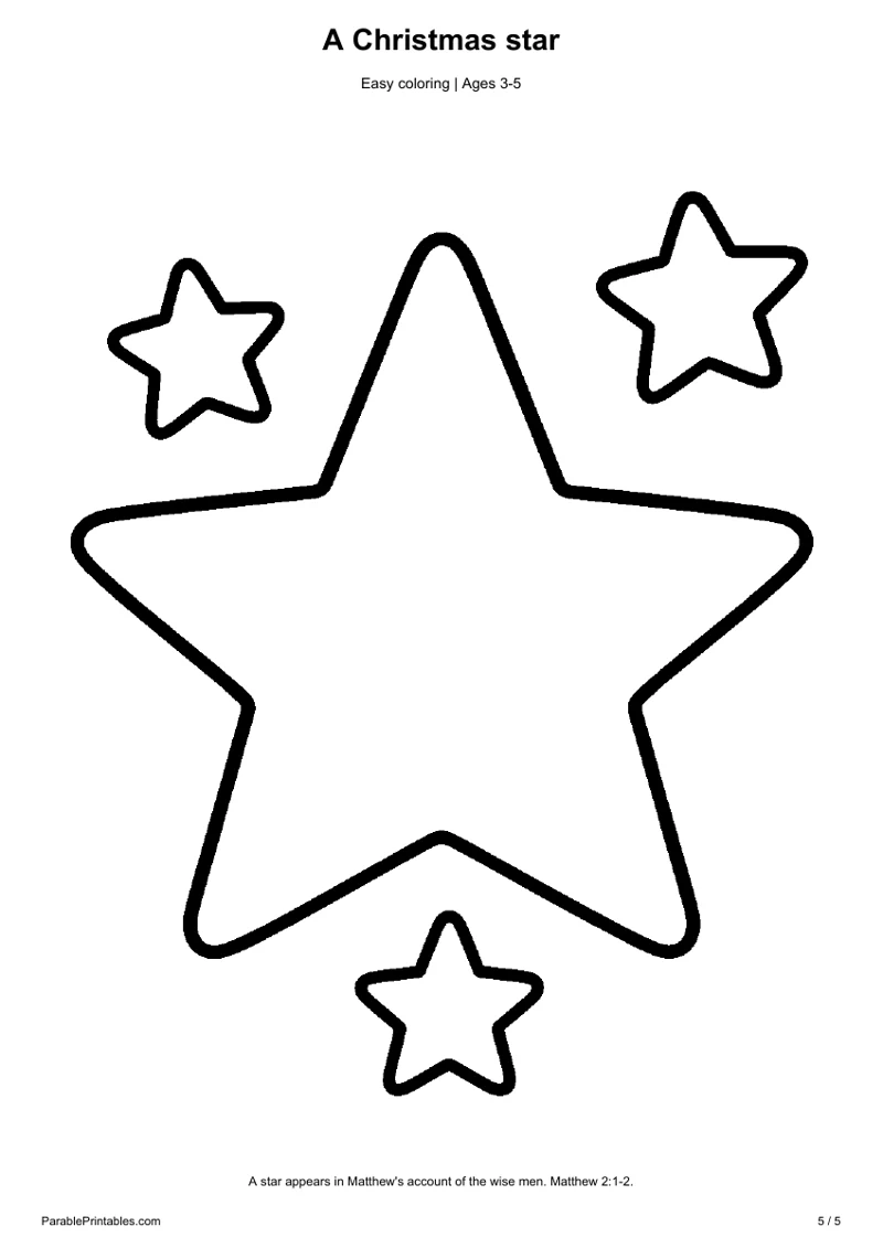 A Christmas star