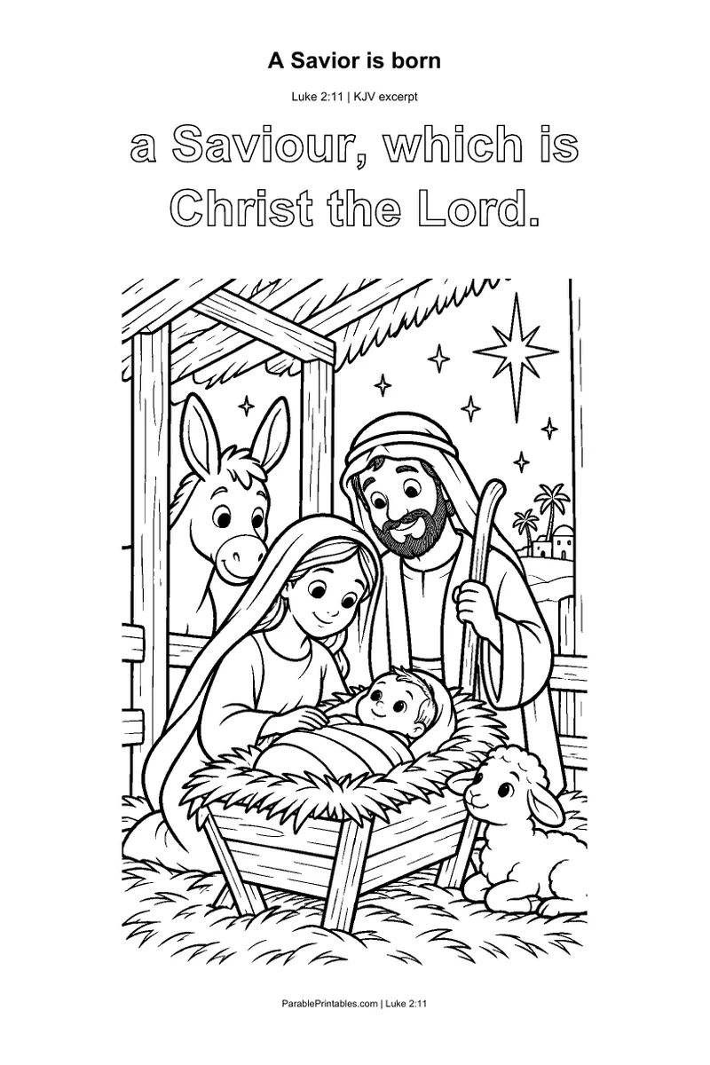 A Savior is born