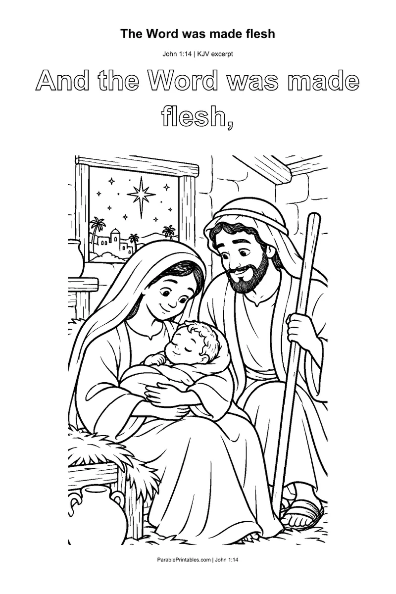 The Word was made flesh