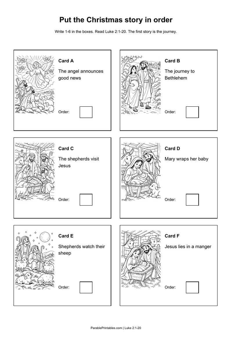 Story ordering