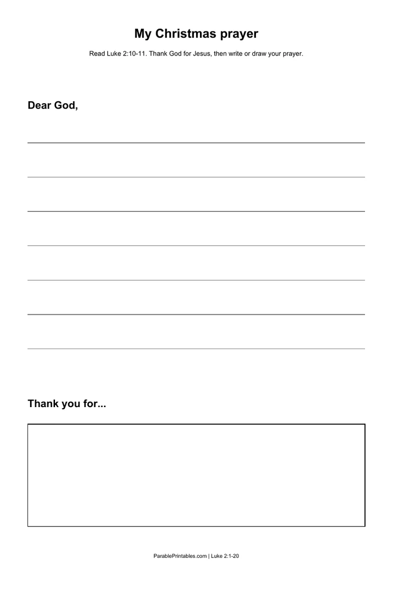 My Christmas prayer
