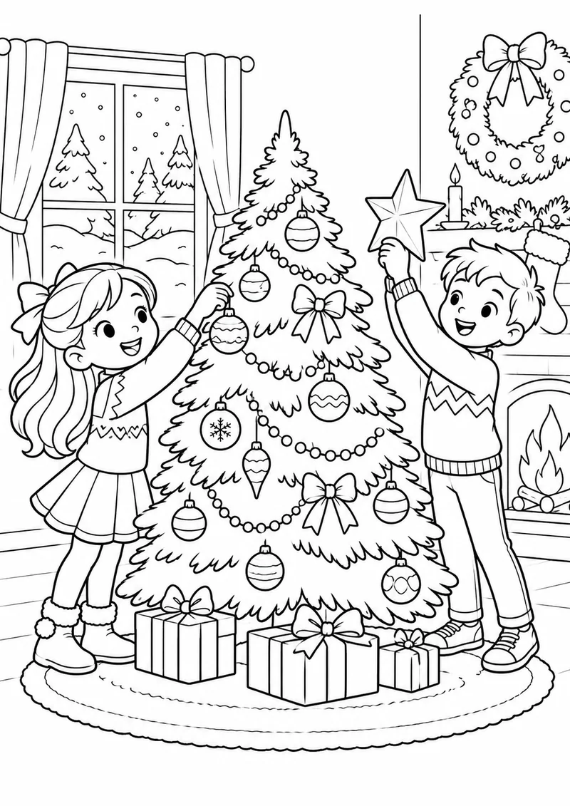 Decorating together