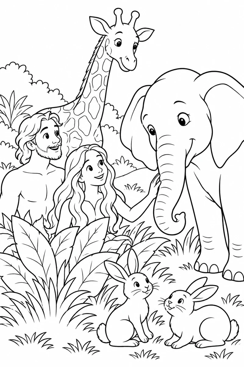 Day 6: Land animals and people