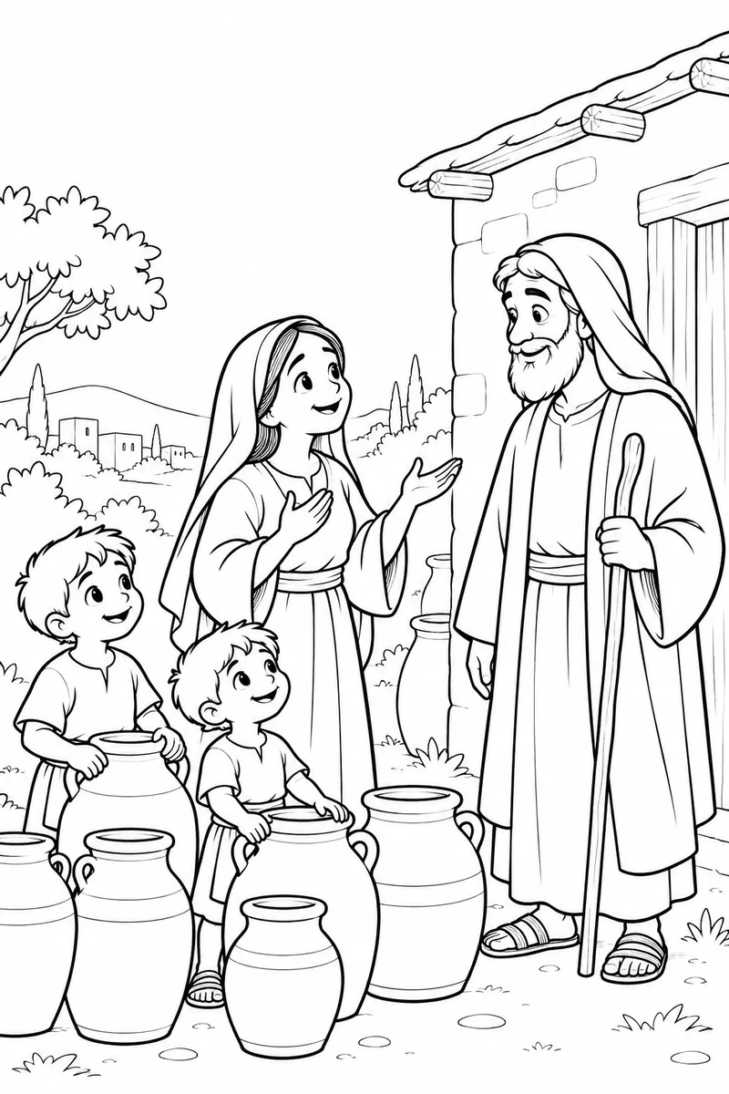 Elisha explains what to do