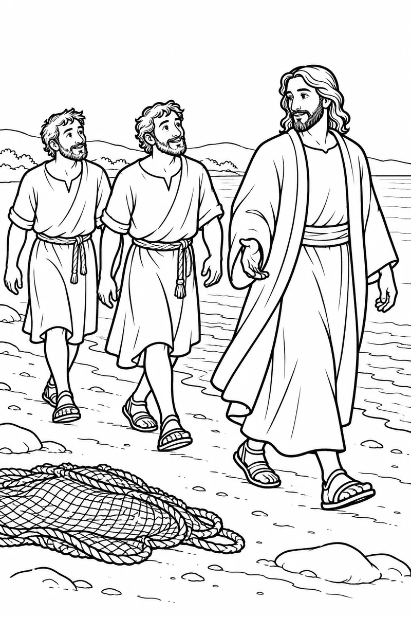 The brothers leave their nets