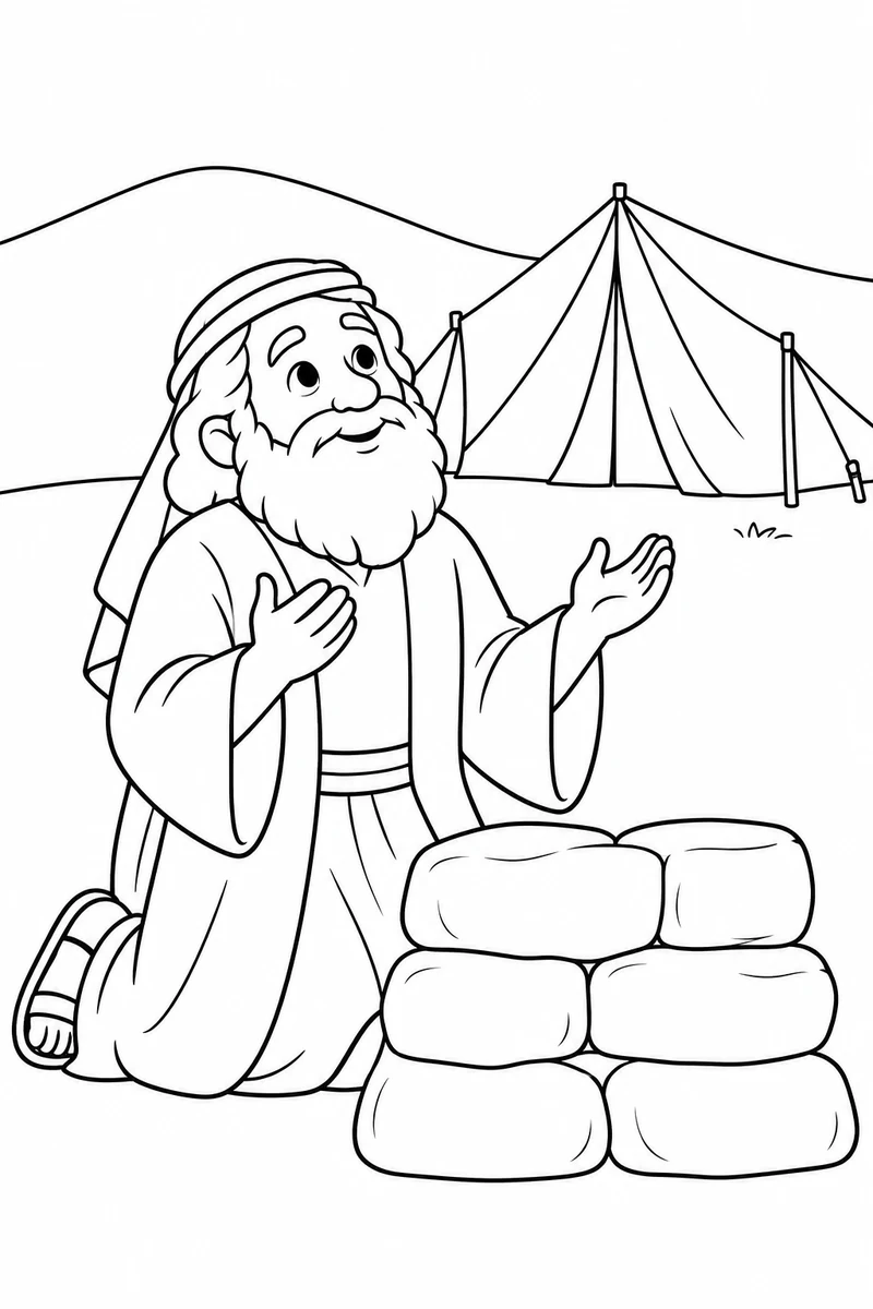 A tent and an altar