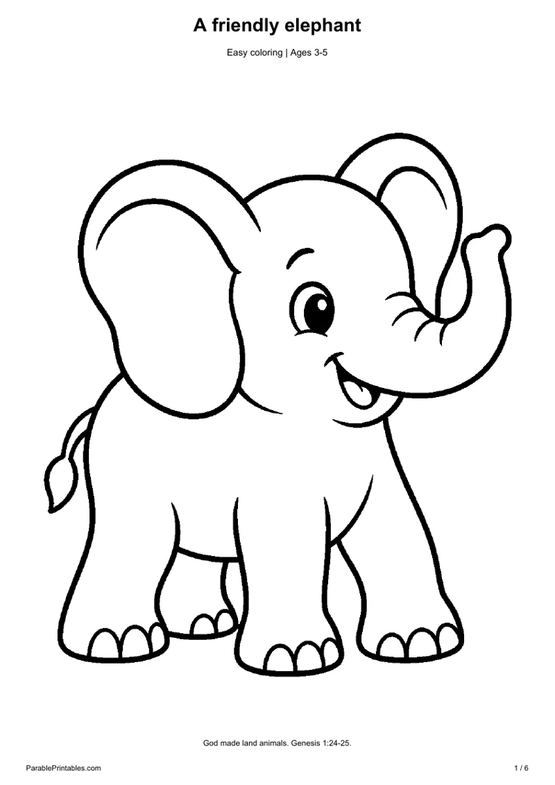 A friendly elephant