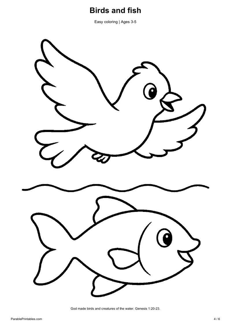 Birds and fish