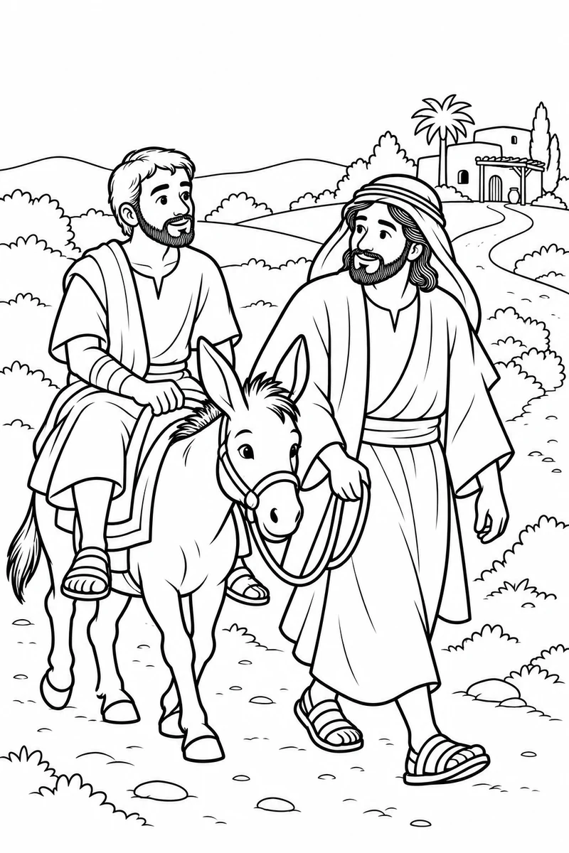 Travelling to the inn