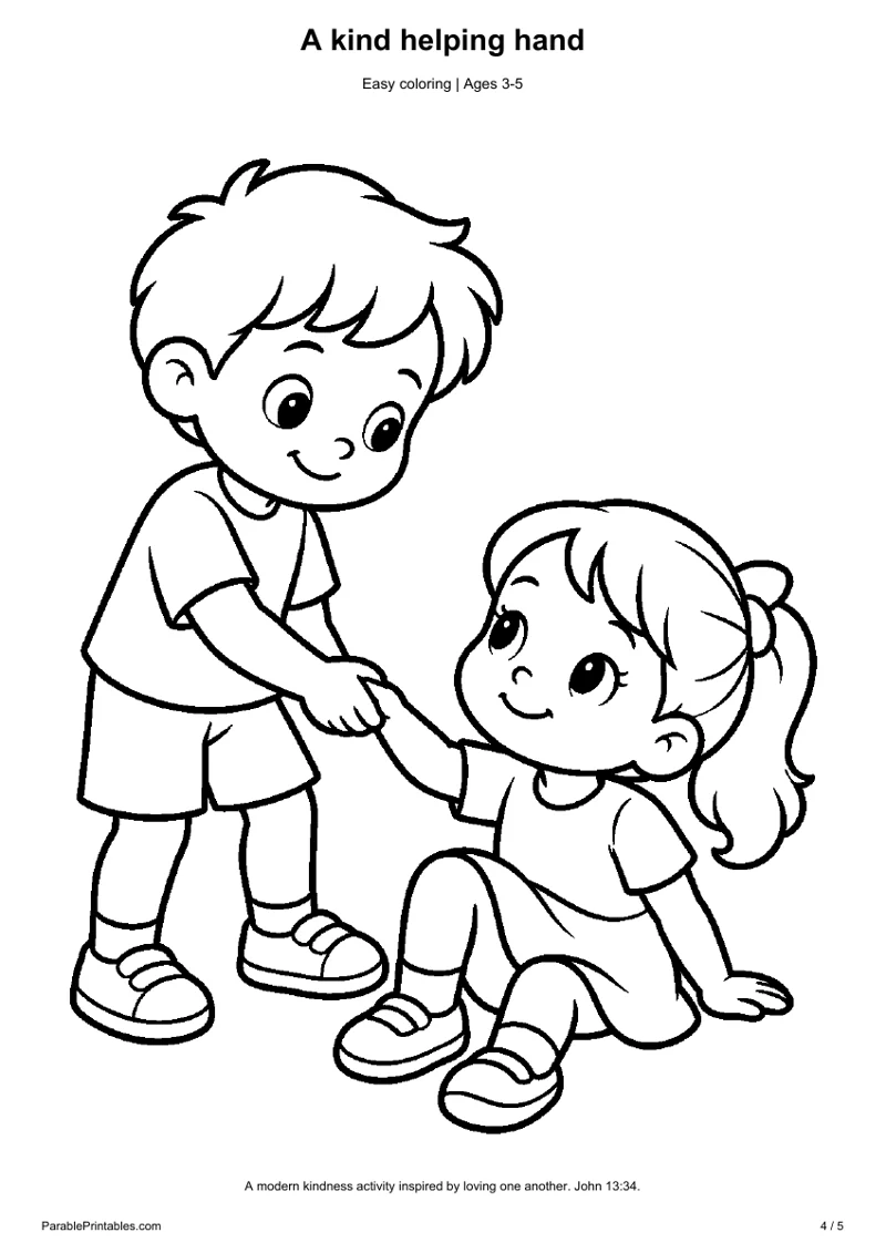 A kind helping hand