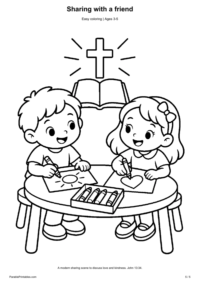 Sharing with a friend