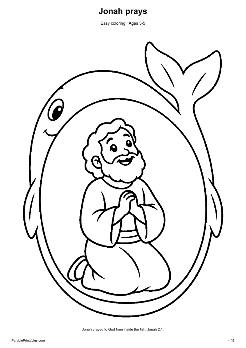 Jonah prays