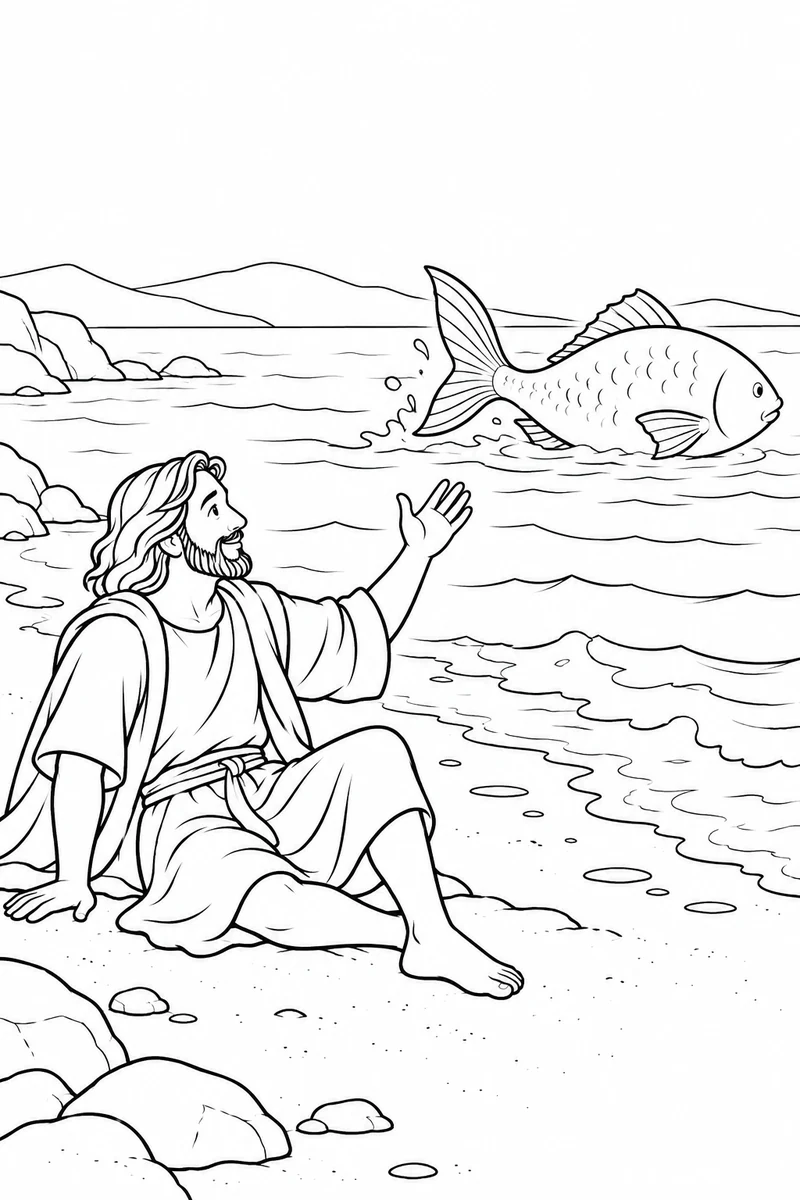 Jonah reaches dry land