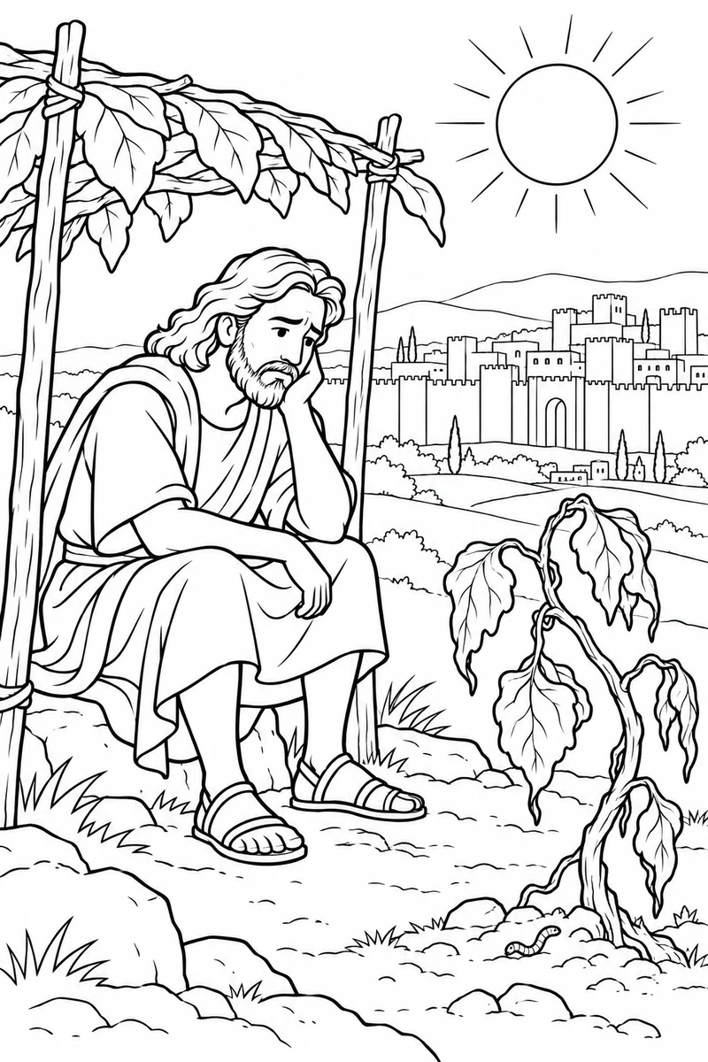 Jonah and the withered plant