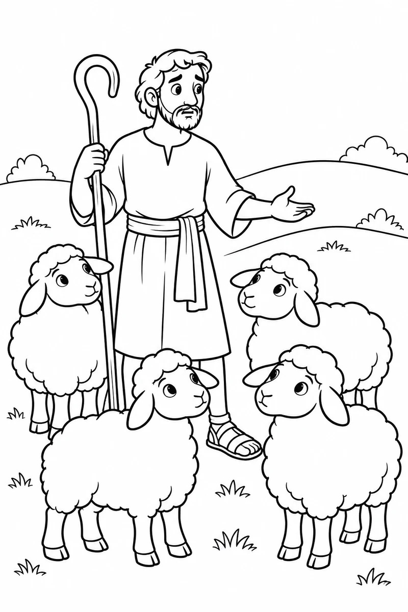 One sheep is missing