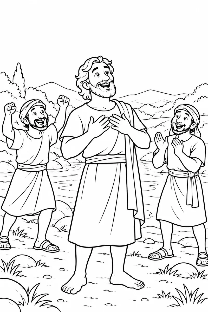 Naaman is healed