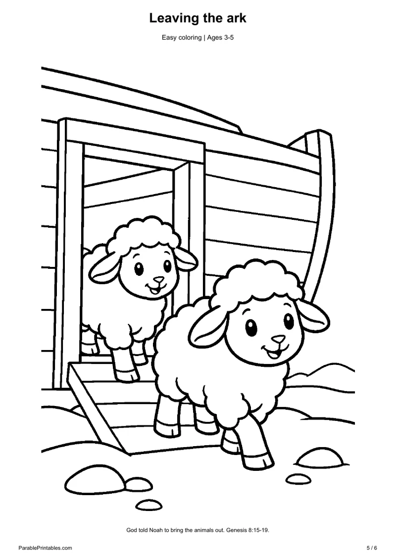 Leaving the ark