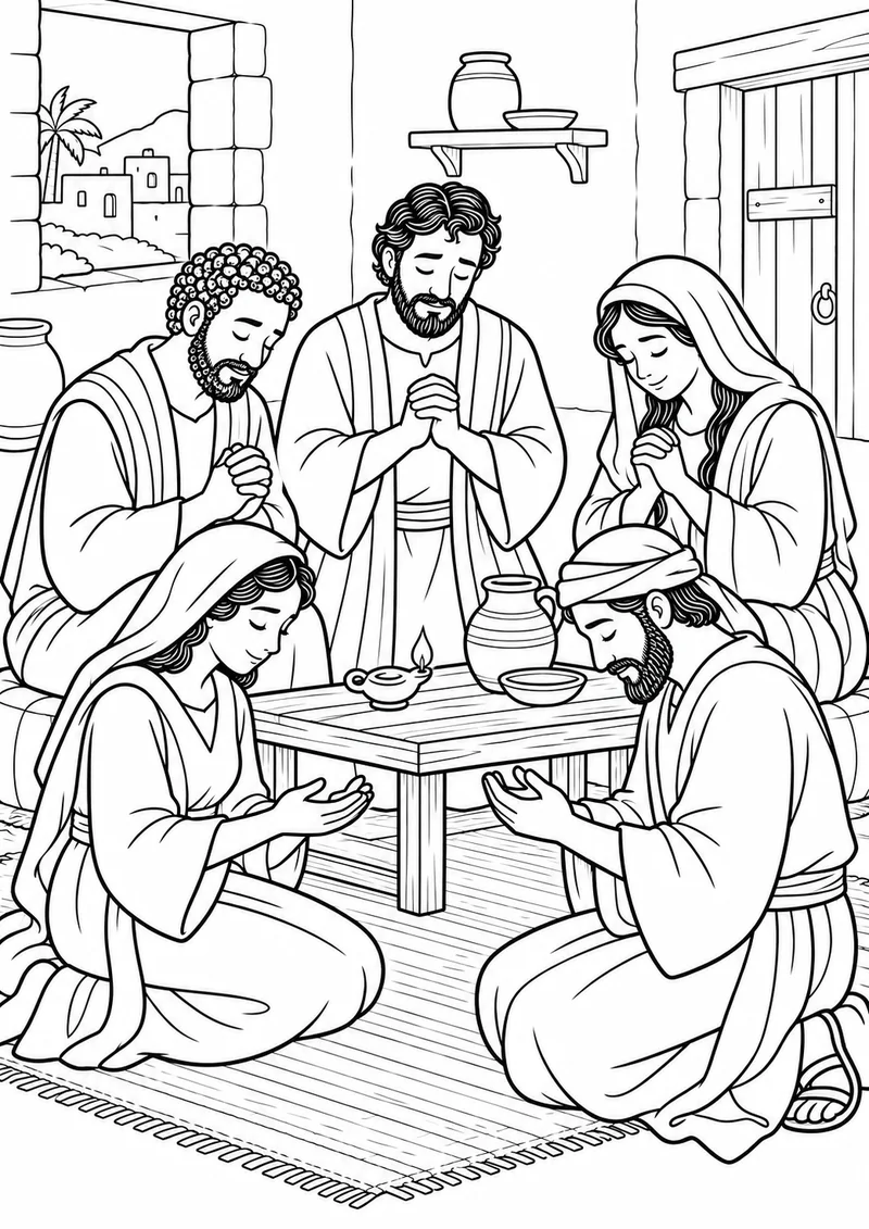 The church prays for Peter