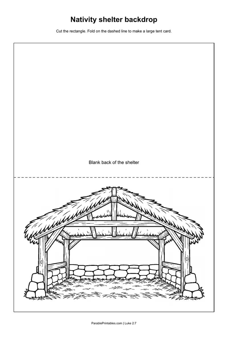 Shelter backdrop
