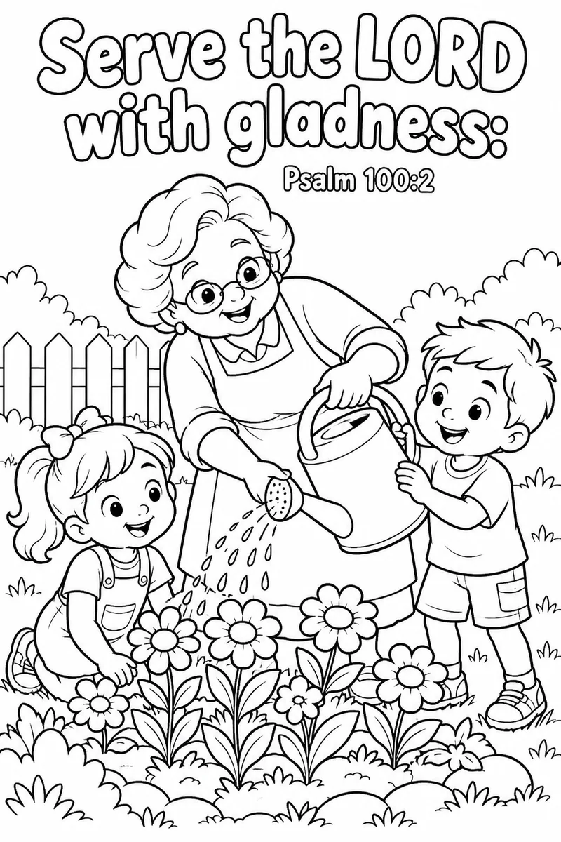 Serve with gladness