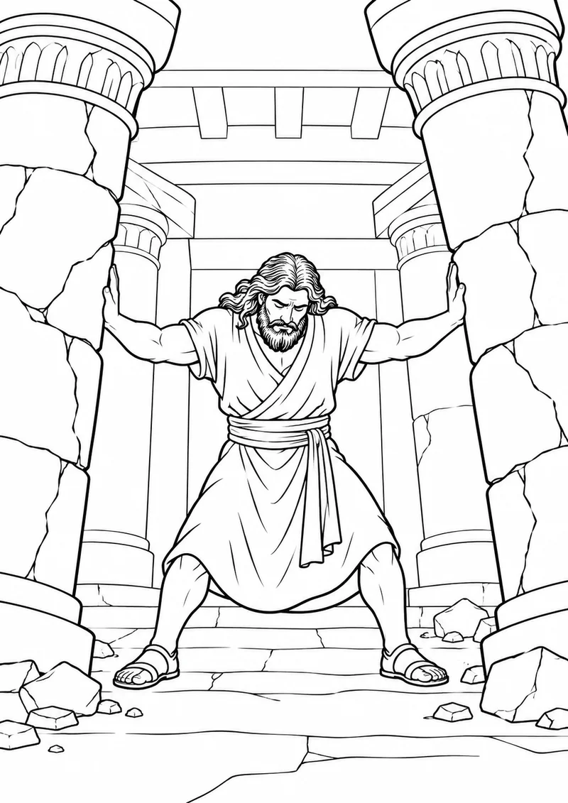 The pillars begin to fall