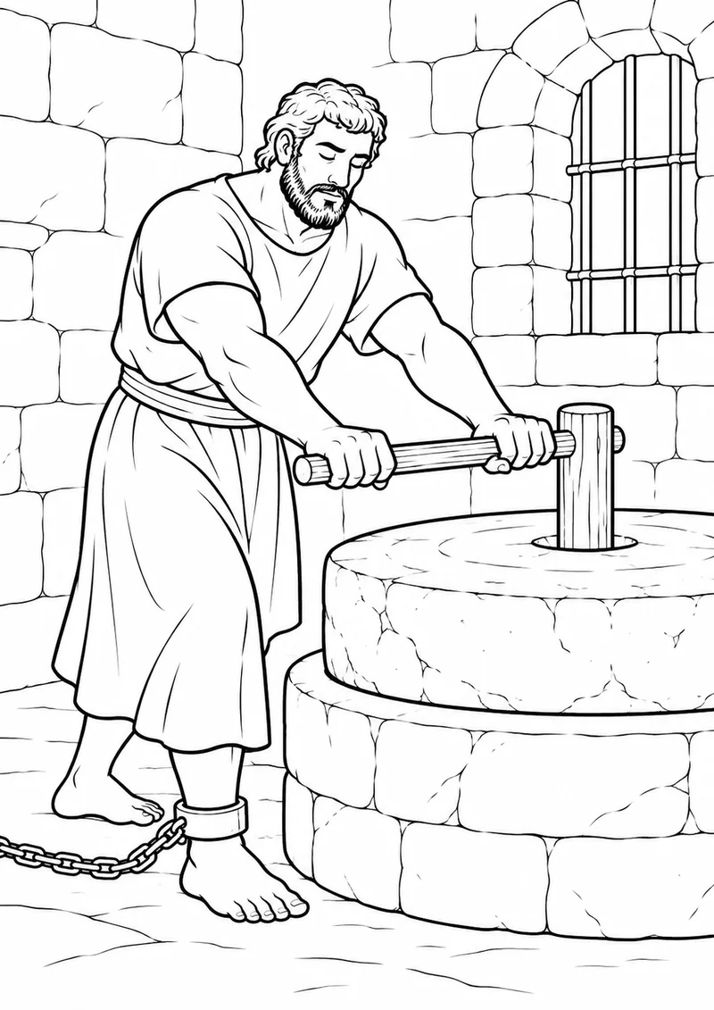 Samson in prison