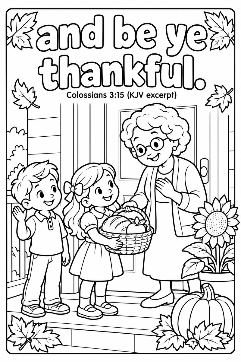 Sharing with a thankful heart