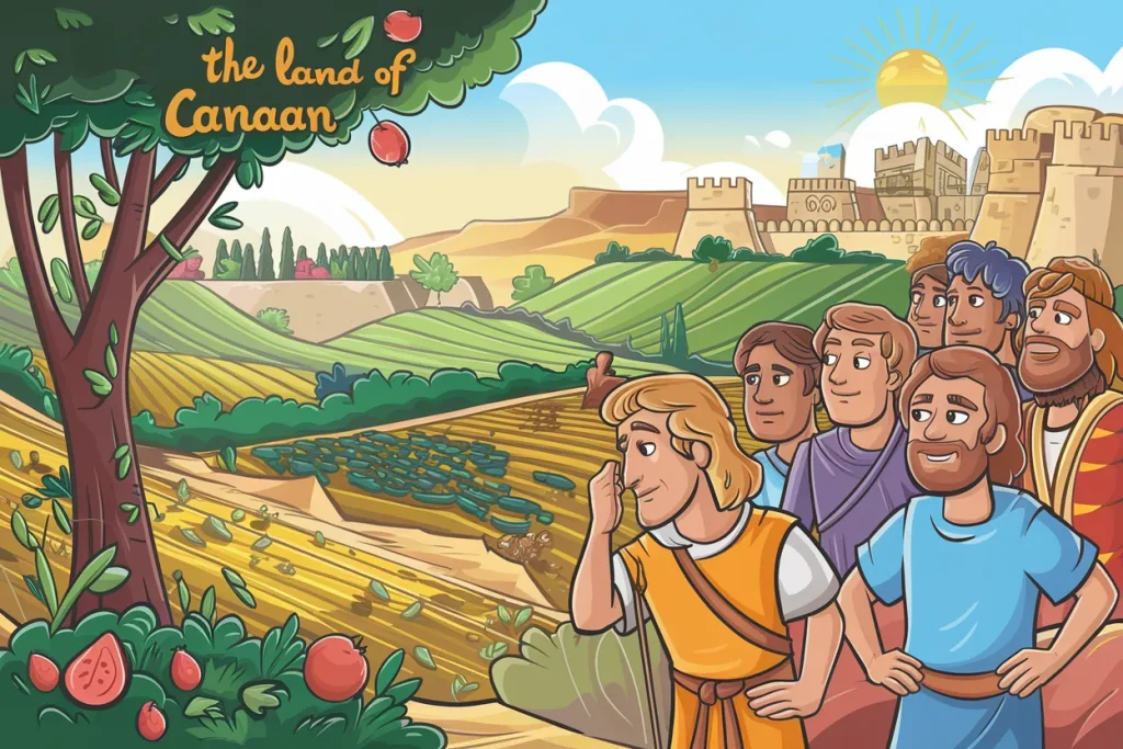 Joshua and Caleb Entered the Promised Land 1 Joshua and Caleb Entered the Promised Land 2