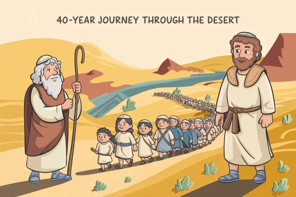 Joshua and Caleb Entered the Promised Land 5 Joshua and Caleb Entered the Promised Land 3