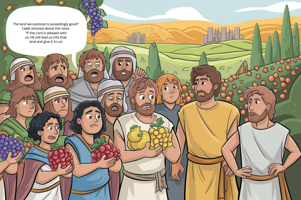 Joshua and Caleb Entered the Promised Land 3 Joshua and Caleb Entered the Promised Land 5 1