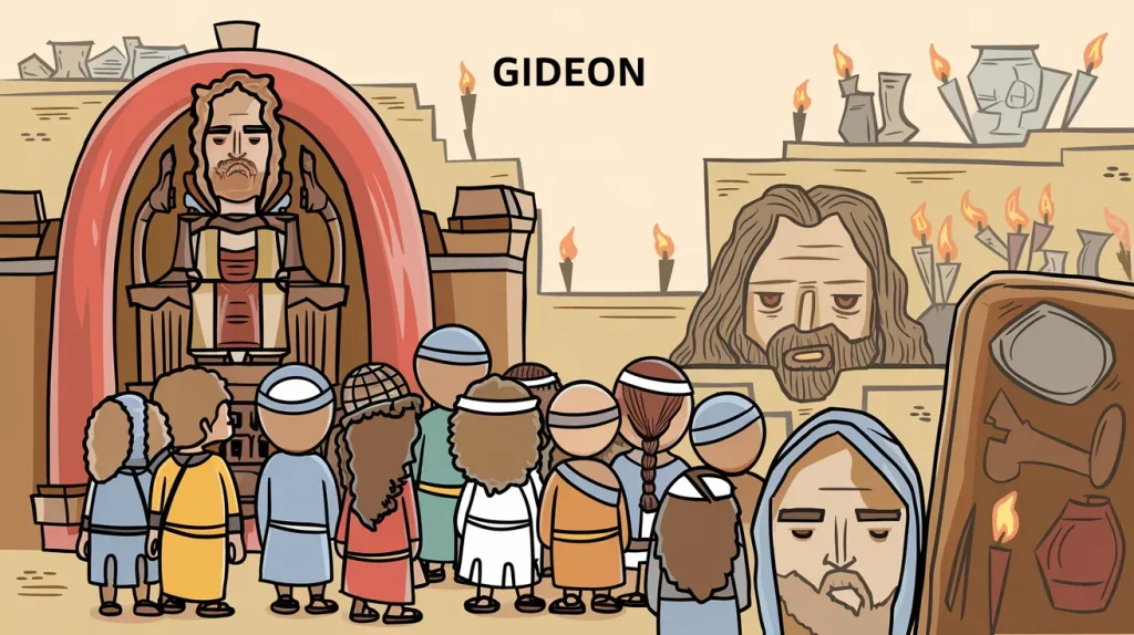 Gideon Defeats the Midianites 8 Gideon Defeats the Midianites 7
