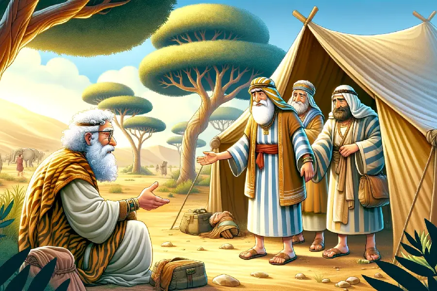 Abraham Visited by Three Angels 2 Abraham Visited by Three Angels
