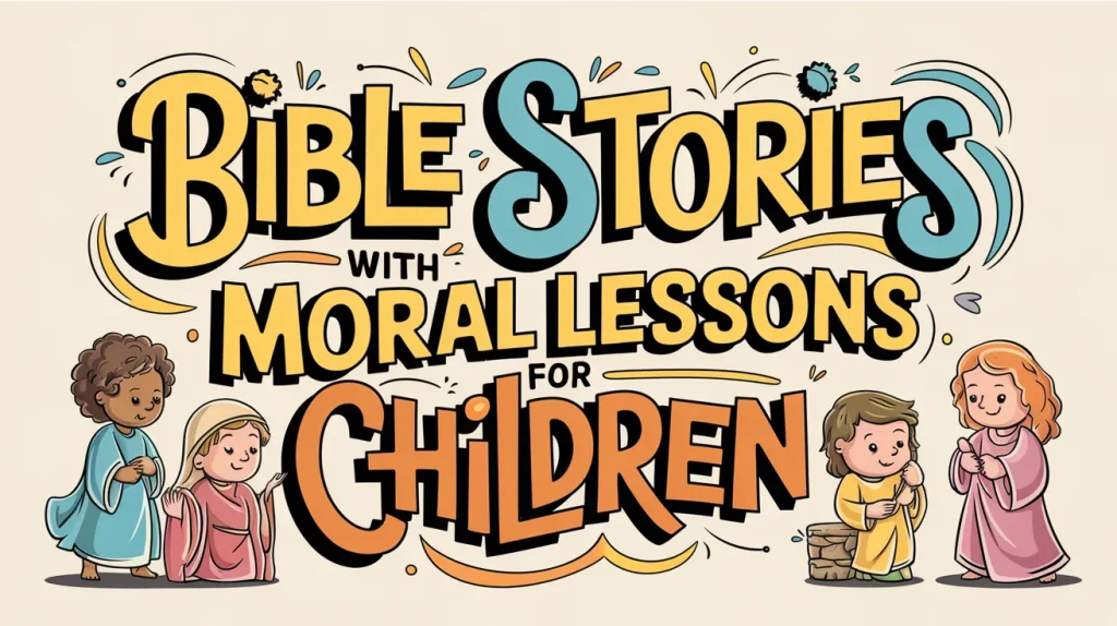 Bible Stories with Moral Lessons for Children 9 Bible Stories with Moral Lessons for Children