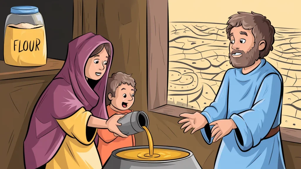 Bible Stories with Moral Lessons for Children 7 Elijah and the Widow of Zarephath