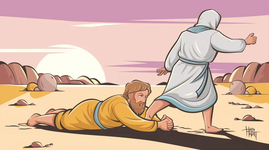 Jacob Wrestles with God 3 Jacob Wrestles with God 1
