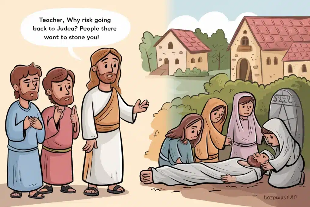 Jesus Raises Lazarus from the Dead 2