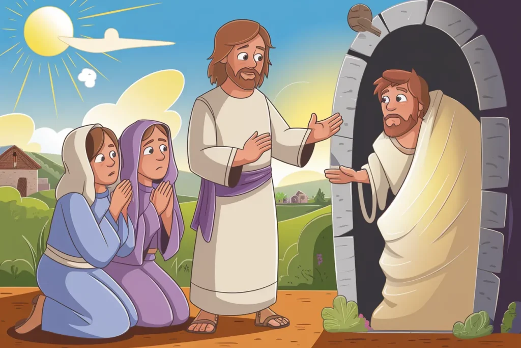 Jesus Raises Lazarus from the Dead 3