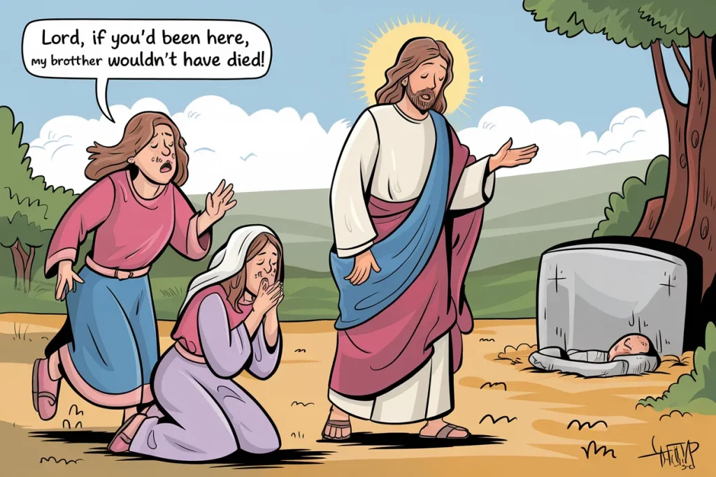 Jesus Raises Lazarus from the Dead 4