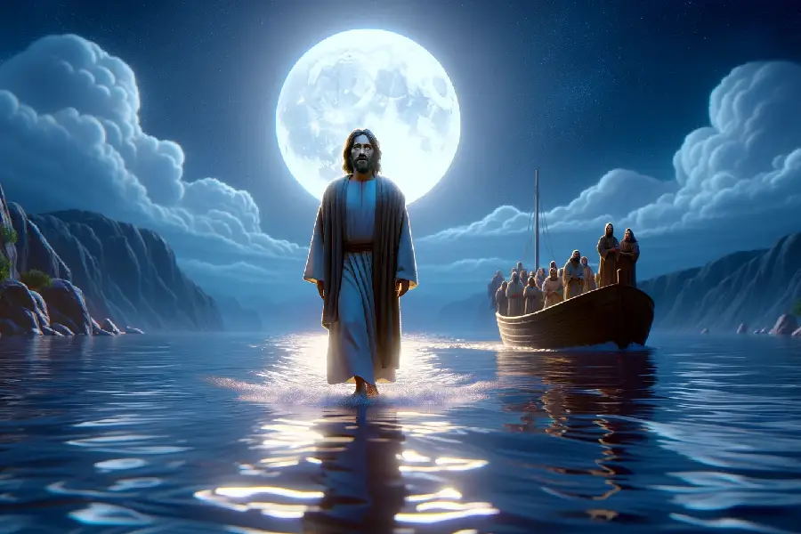 Jesus Walks On Water 1