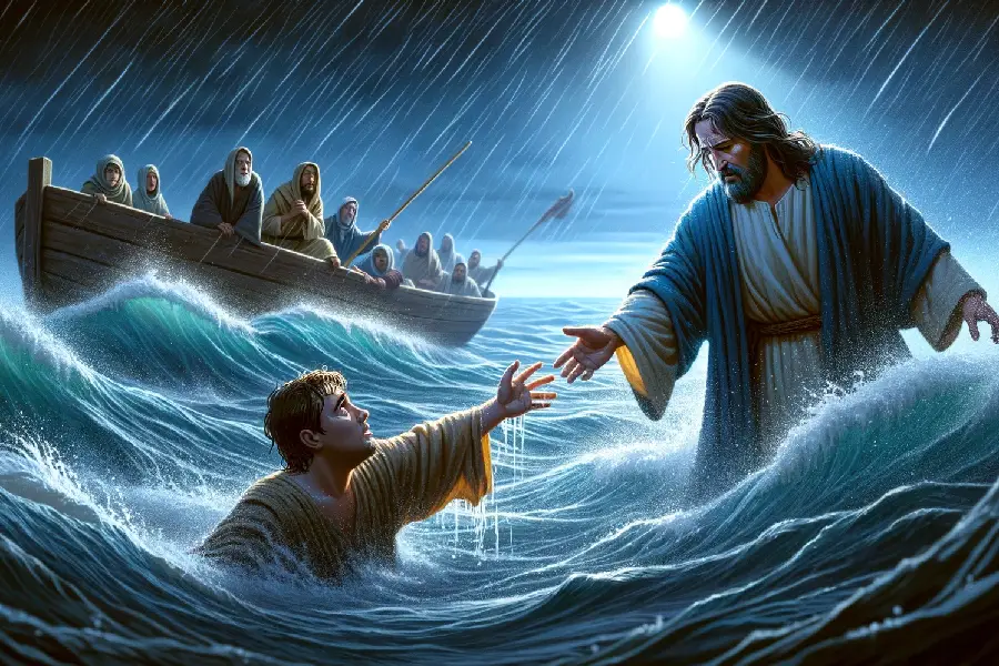 10 Bible Stories About Confidence 5 Jesus Walks On Water 2