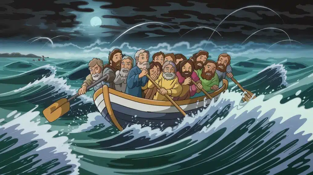 Bible Story - Jesus Walks On Water 1 Jesus Walks on Water Bible Story 4
