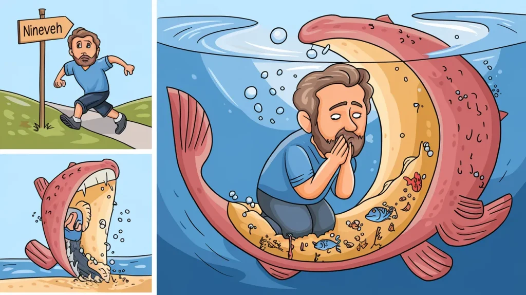 Bible Stories with Moral Lessons for Children 1 Jonah and the Big Fish