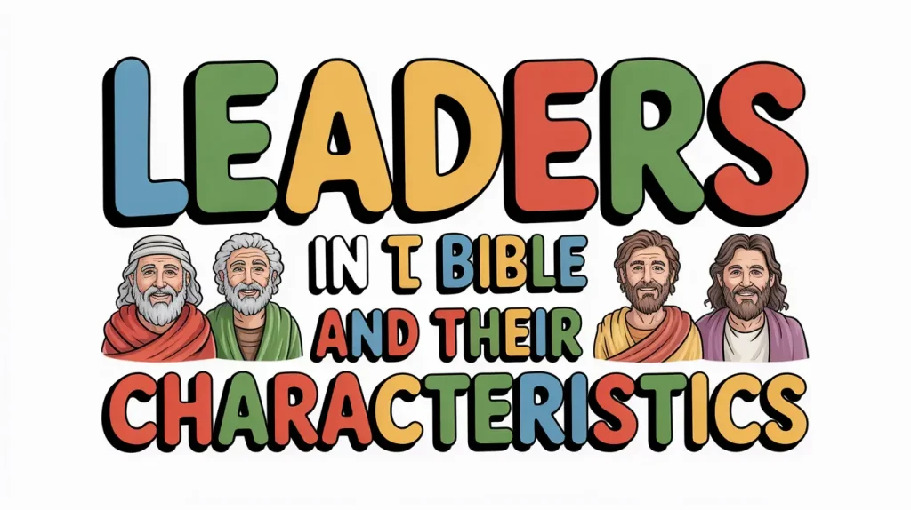 20 Leaders in the Bible and Their Characteristics 1 Leaders in the Bible and Their Characteristics
