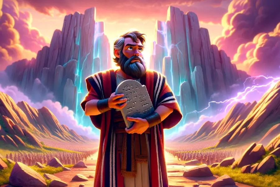 Moses and the Ten Commandments 1