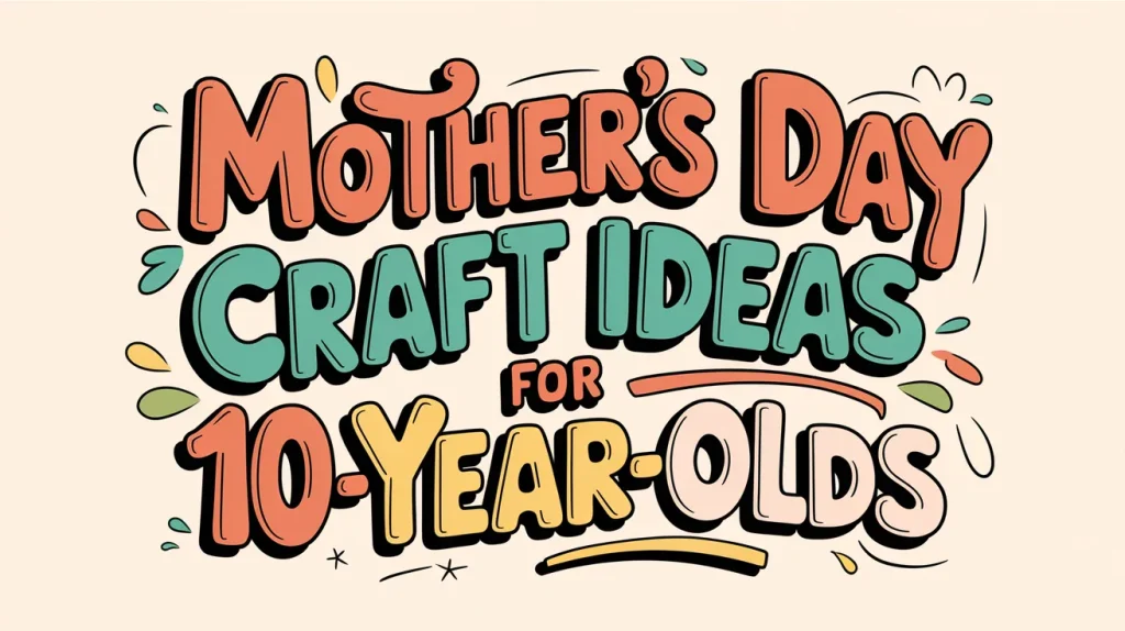 16 Easy Mother's Day Craft Ideas for 10-Year-Olds 1 Mother's Day Craft Ideas for 10-Year-Olds